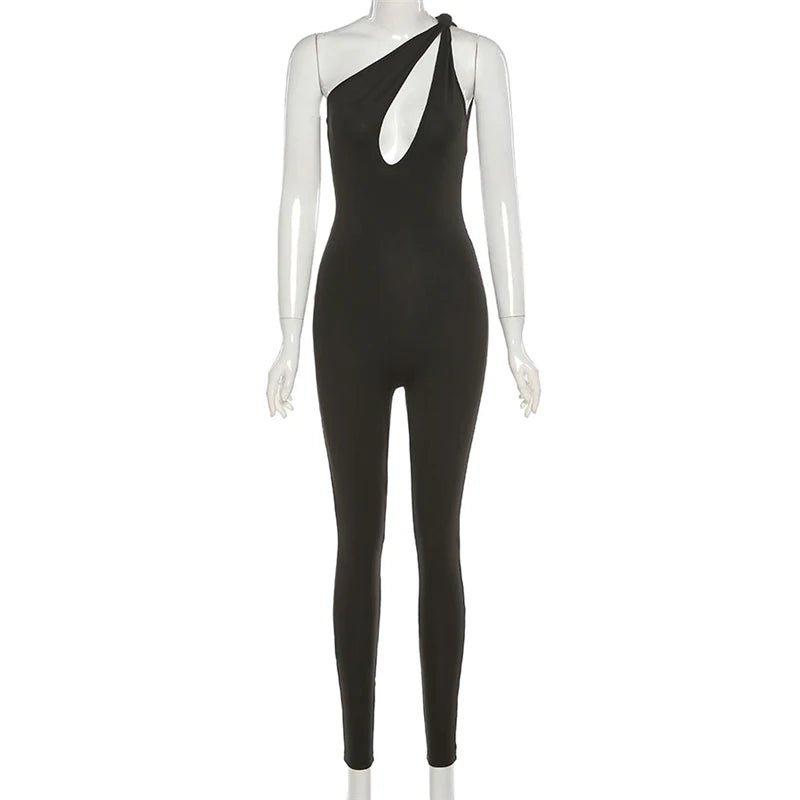 Noemi | One Shoulder Sexy Cut Out Rompers