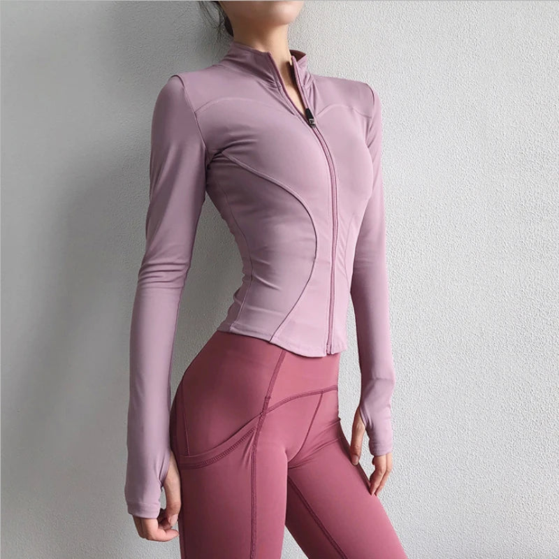 Brianna | Sport Jacket Zipper Yoga Coat Clothes