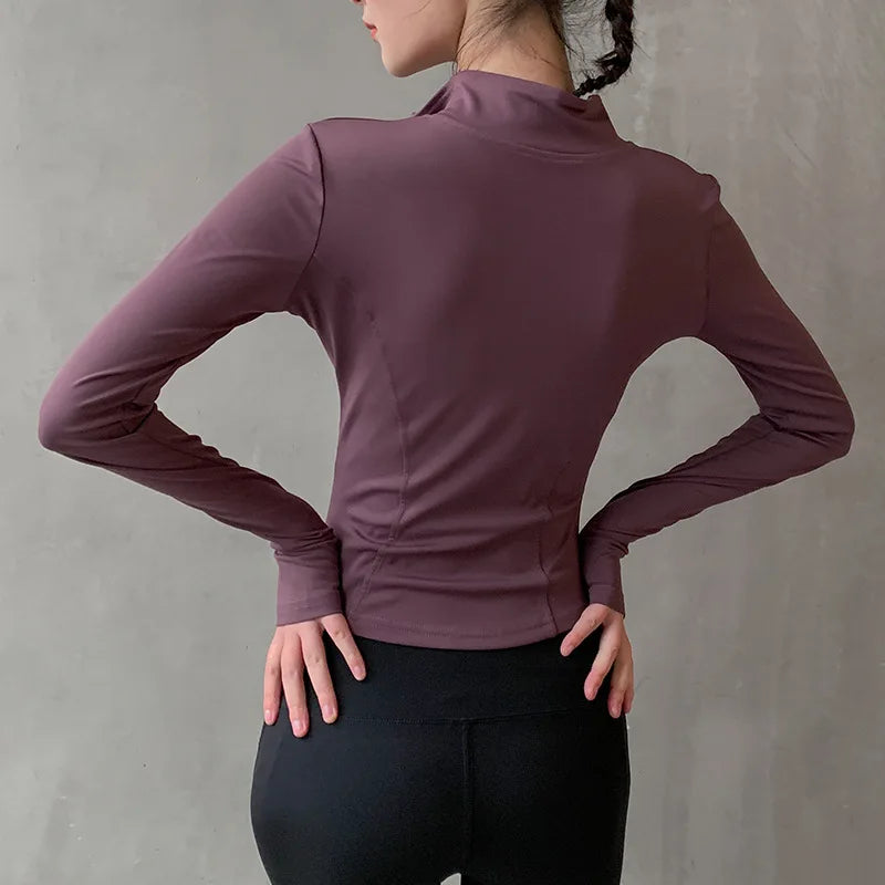 Brianna | Sport Jacket Zipper Yoga Coat Clothes