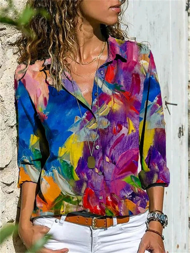 Salem | Shirt Loose Long Sleeve Tops