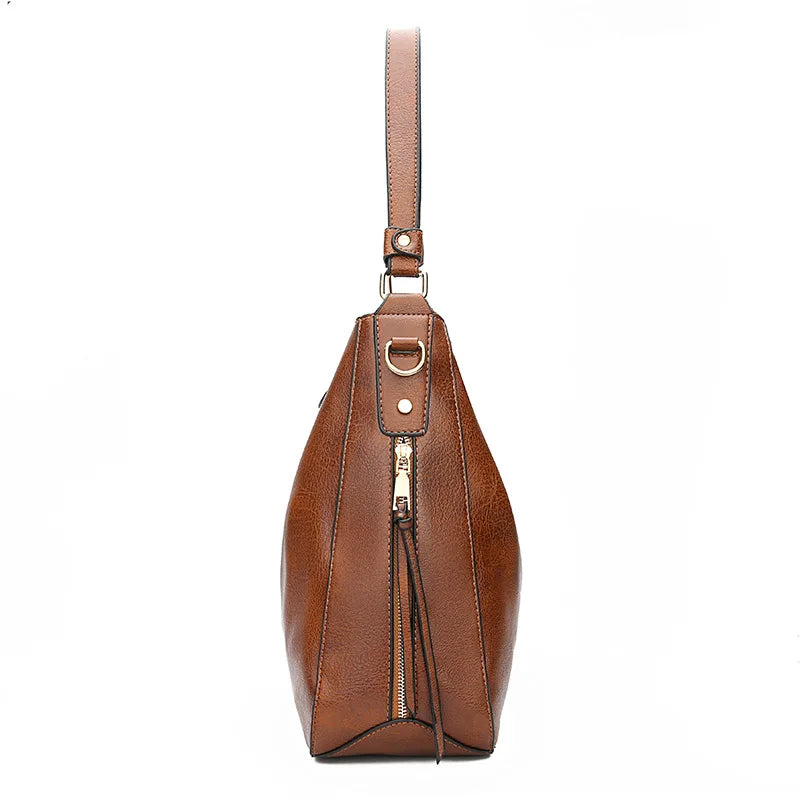 Paisley | Soft Leather Crossbody Bag - TrendHavenCo
