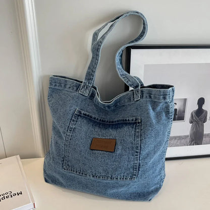 Zoey | Women Shoulder Bag Denim Handbag - TrendHavenCo