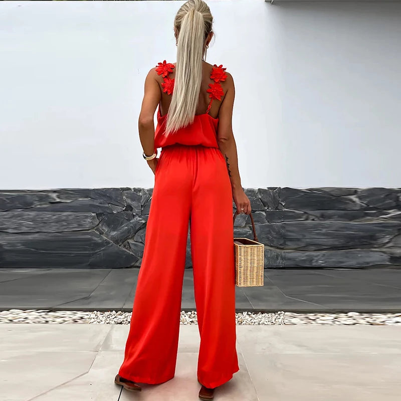 Nadia | Loose Long Pants Jumpsuit