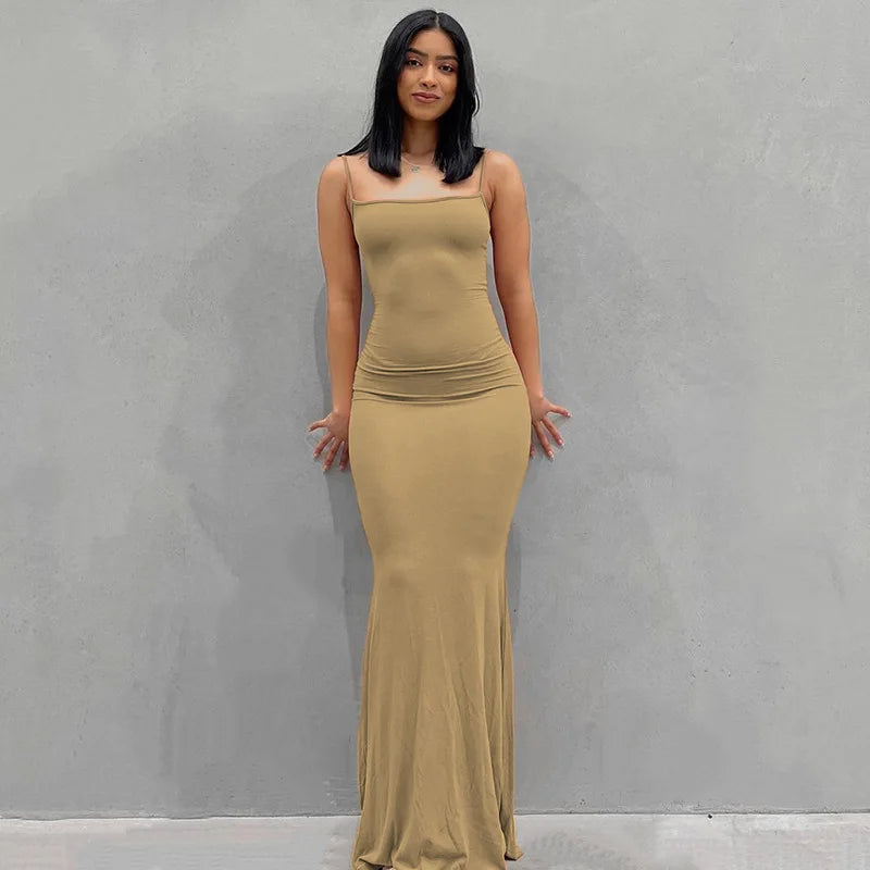 Dakota | Sexy Spaghetti Strap Long Dress