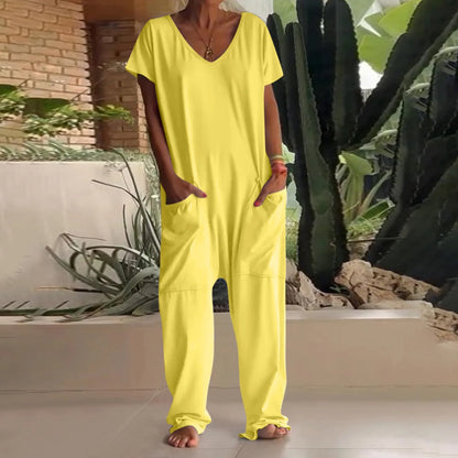 Stephanie | Short Sleeve Jumpsuits
