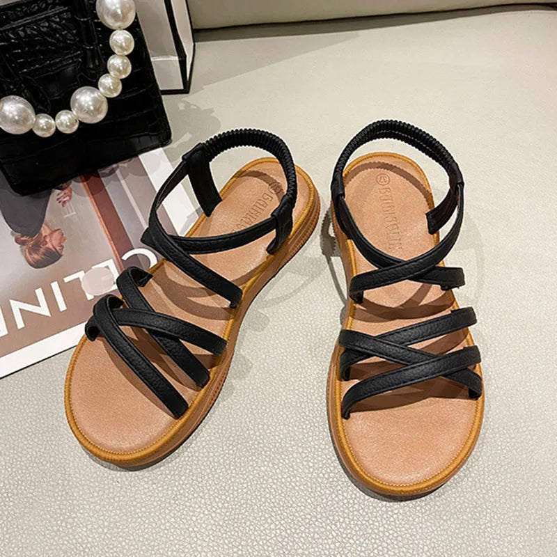 Anahi | Women Sandals Classics Ankle Strap Flat Shoes