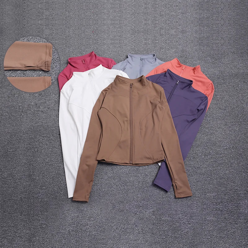 Rosalie | Long Sleeve Shirt Workout Coat