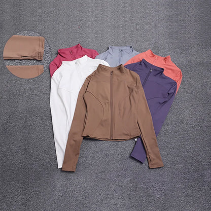 Rosalie | Long Sleeve Shirt Workout Coat