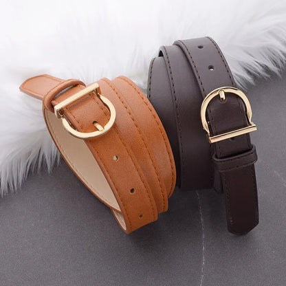 Ellie | Pin Buckle Thin Belt - TrendHavenCo