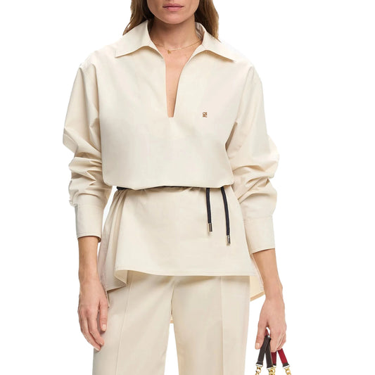 Abby | Women Elegant Solid Blouse - TrendHavenCo