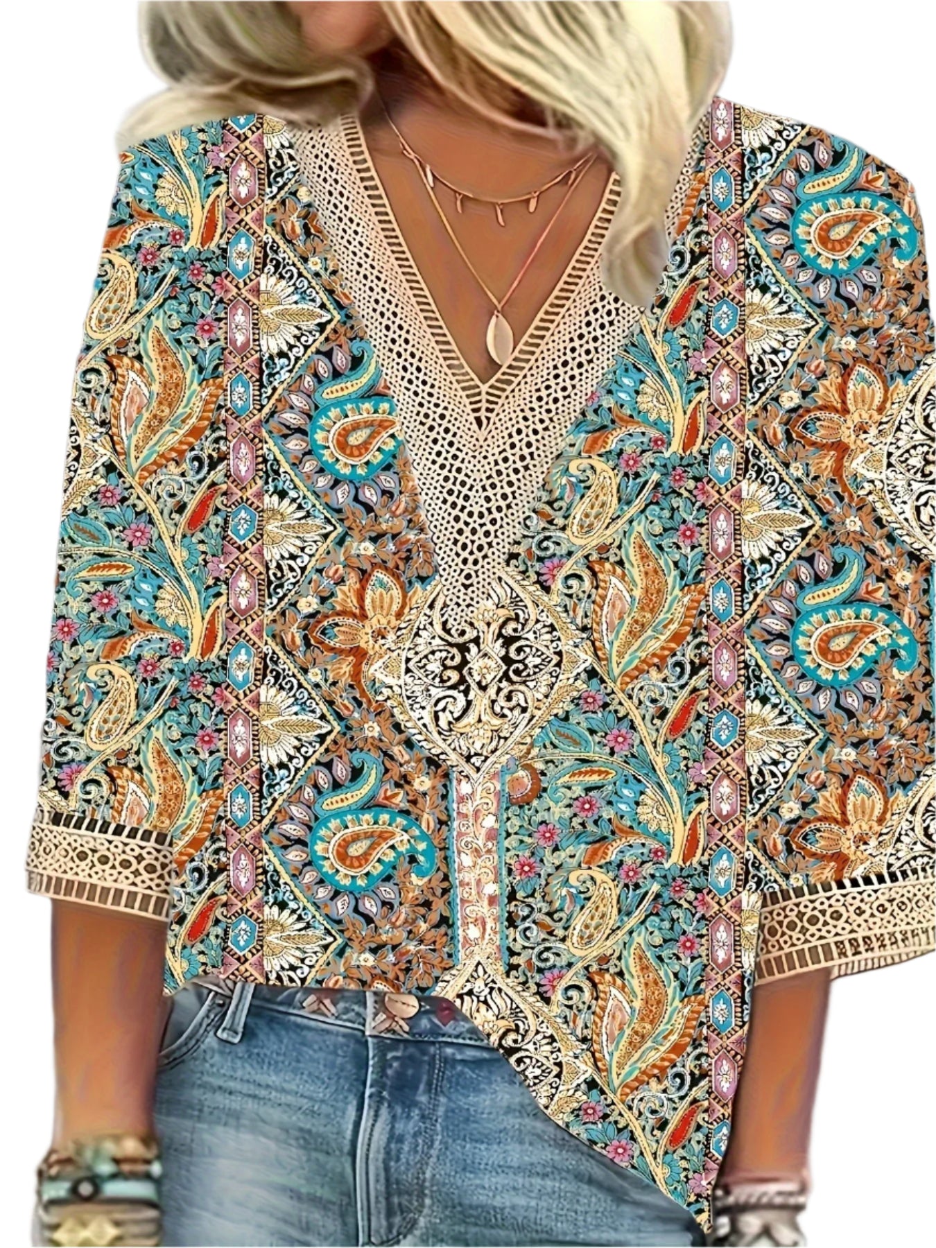Anaya | Loose Woman Shirt Casual Blouse