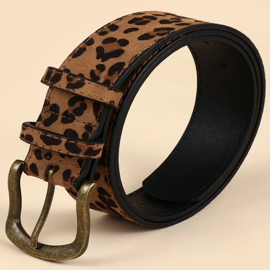 Madison | Boho Style PU Leopard Print Belt - TrendHavenCo