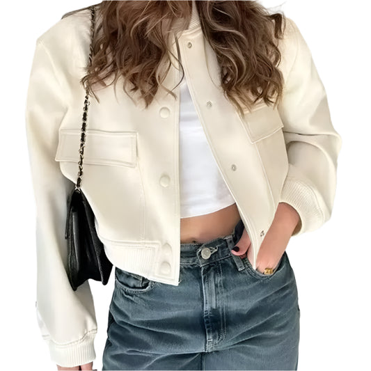 Adaline | Long Sleeve Bomber Jacket