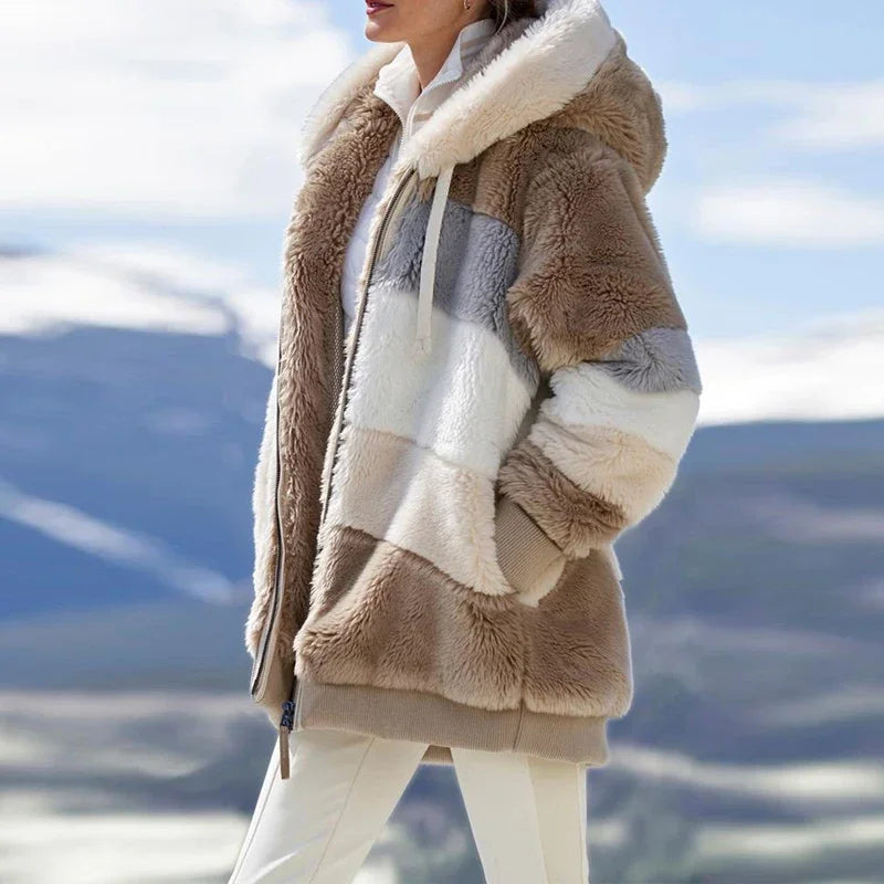 Adalynn | Women Hooded Zipper Jacket