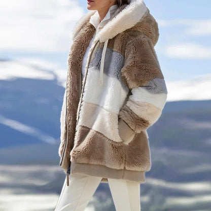 Adalynn | Women Hooded Zipper Jacket