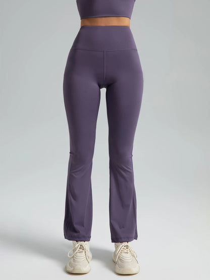 Women's High Waisted Bootcut Yoga Pants - Flared Leggings for Workout and Casual Wear - Comfortable and Stylish Activewear - TrendHavenCo