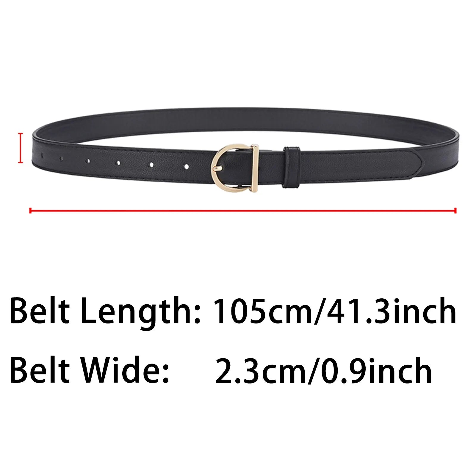 Ellie | Pin Buckle Thin Belt - TrendHavenCo