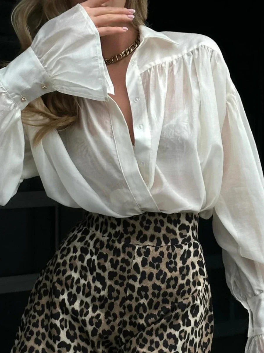 Patty | Loose Collared Shirt Long Sleeved