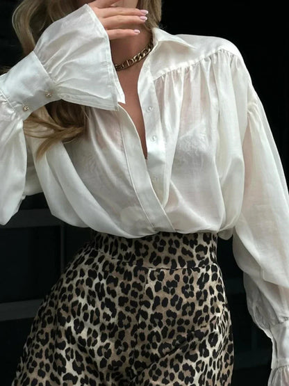 Patty | Loose Collared Shirt Long Sleeved