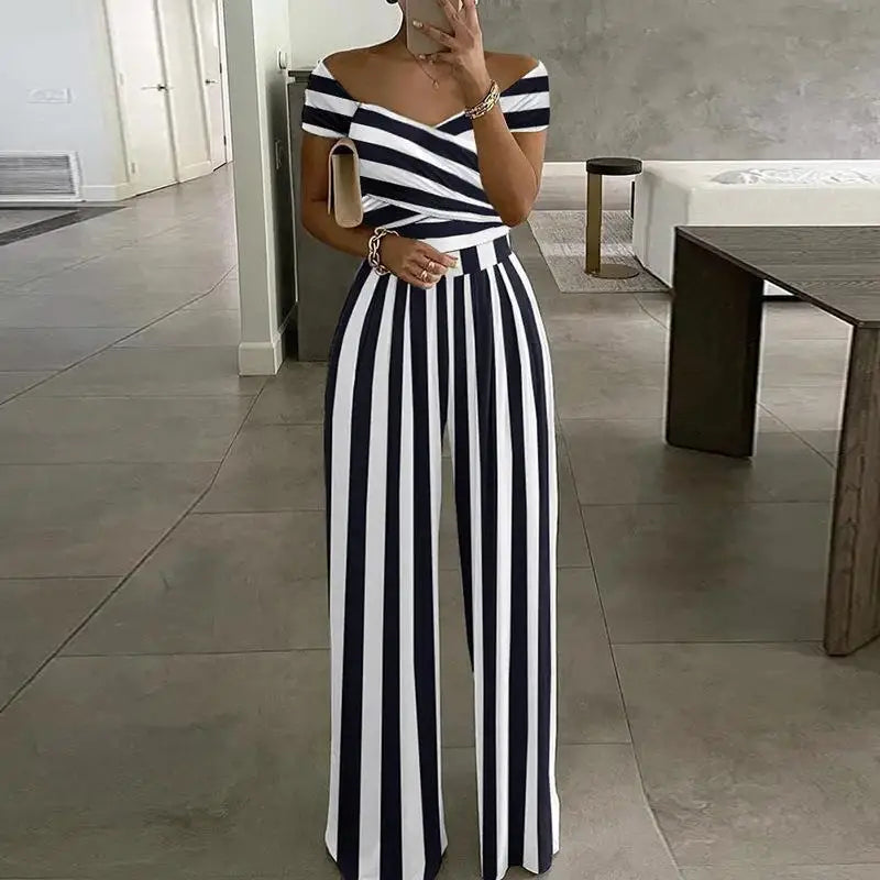 Yara | Printed Loose High Waist Jumpsuit