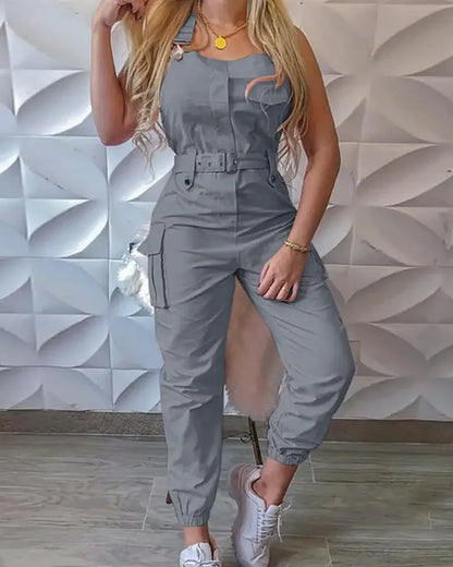 Katie | Loose Dungarees Long Rompers
