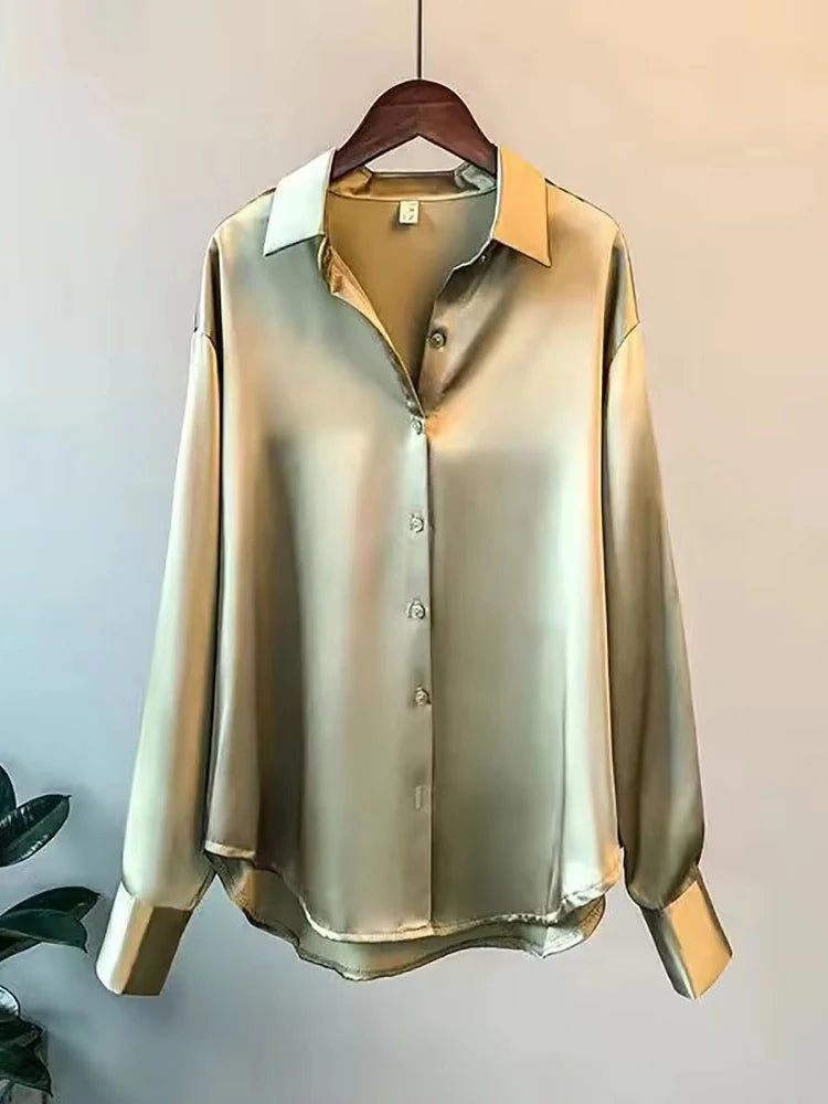 Alessandra | Plain Long Sleeve Blouse