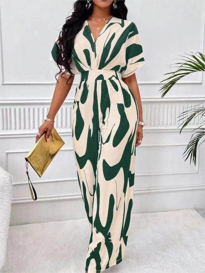 Maxine | Short Sleeved High Waist Sexy Jumpsuits