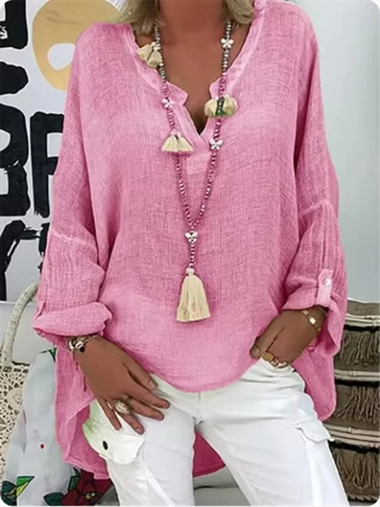 Mallory | Women's Casual Solid Color Top