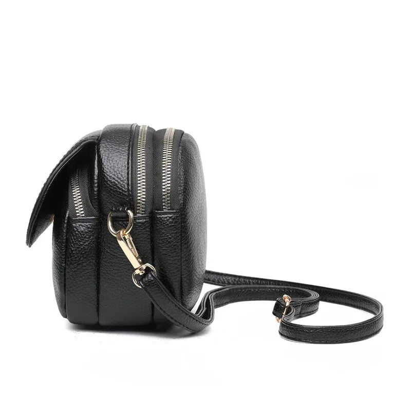 Ruby | Soft Leather Handbag Crossbody Bag - TrendHavenCo