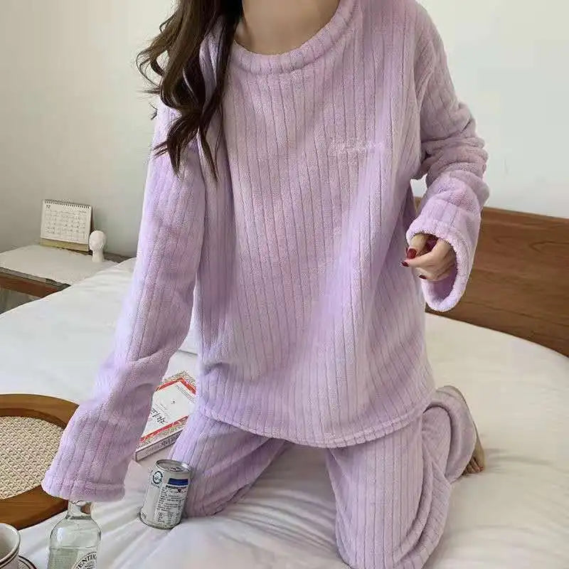 Annie | Pajamas Homewear Suit Warm Clothes
