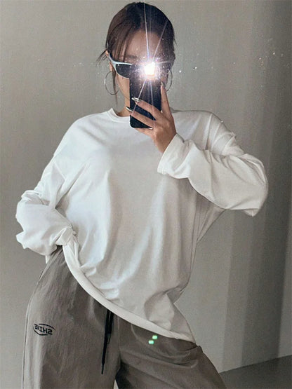 Belinda | Long Sleeve Loose O-neck T-shirt