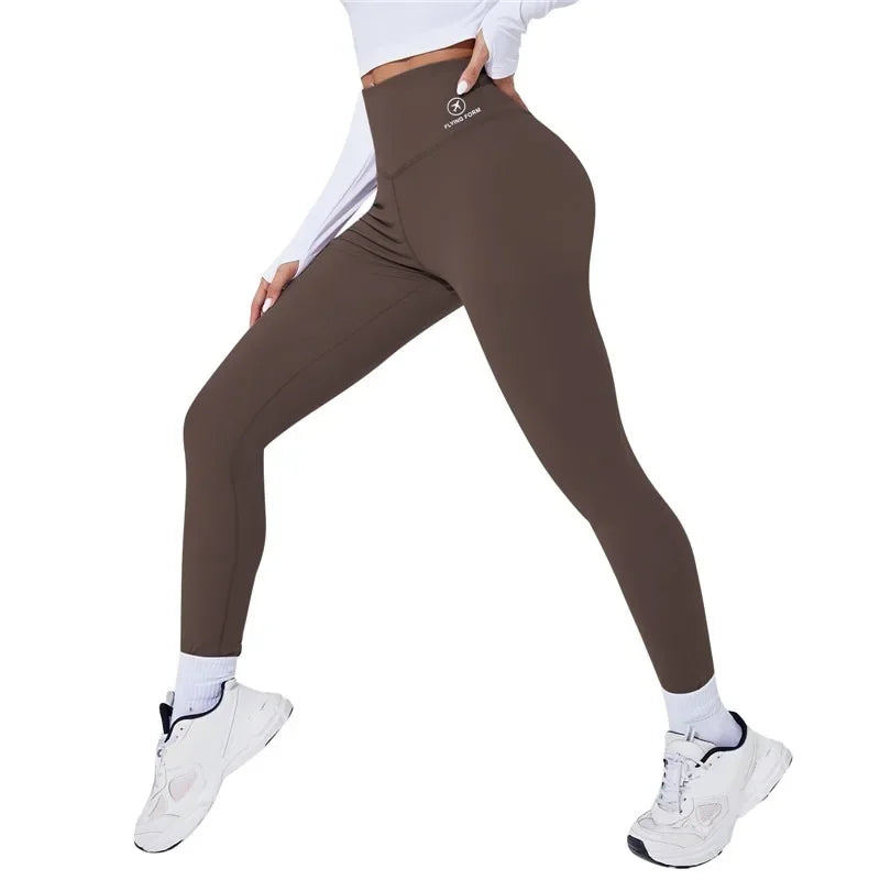 High Waist Yoga Warm Leggins Sports Tights Thermal Woman Running Pants Sexy Butt Lifting Leggings Push Up Panties Gym Fitness - TrendHavenCo