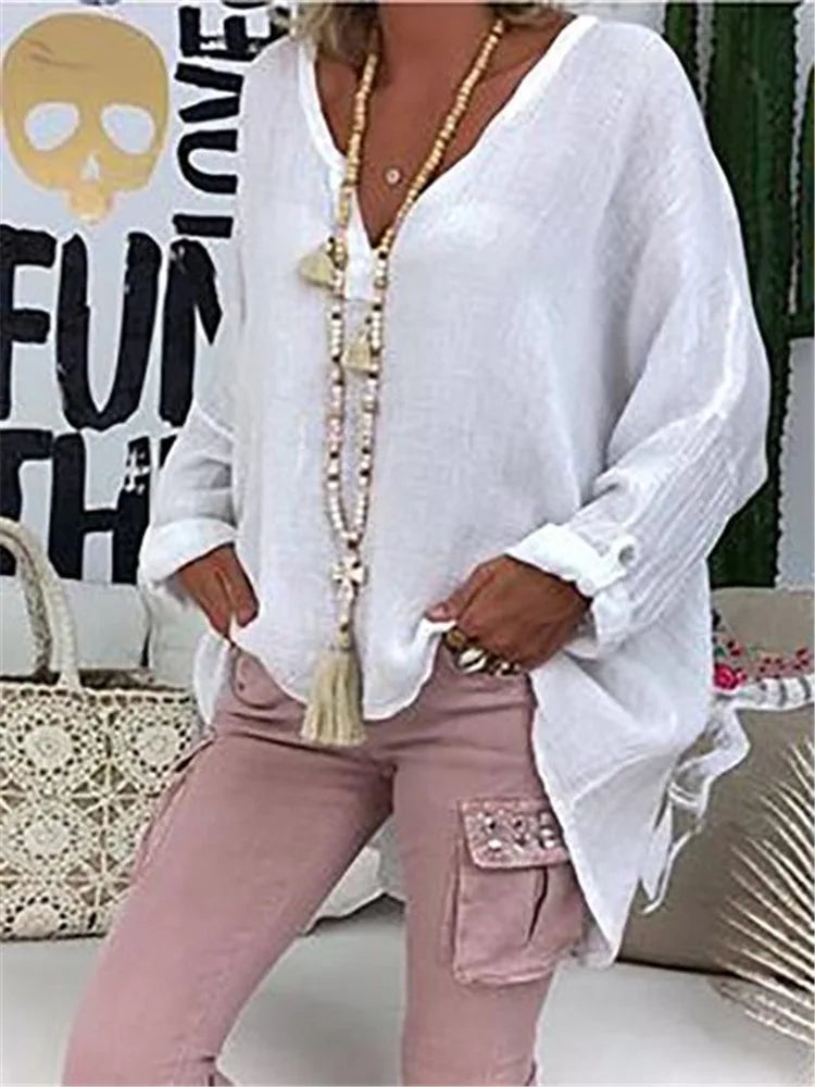 Mallory | Women's Casual Solid Color Top