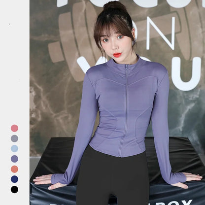 Brianna | Sport Jacket Zipper Yoga Coat Clothes