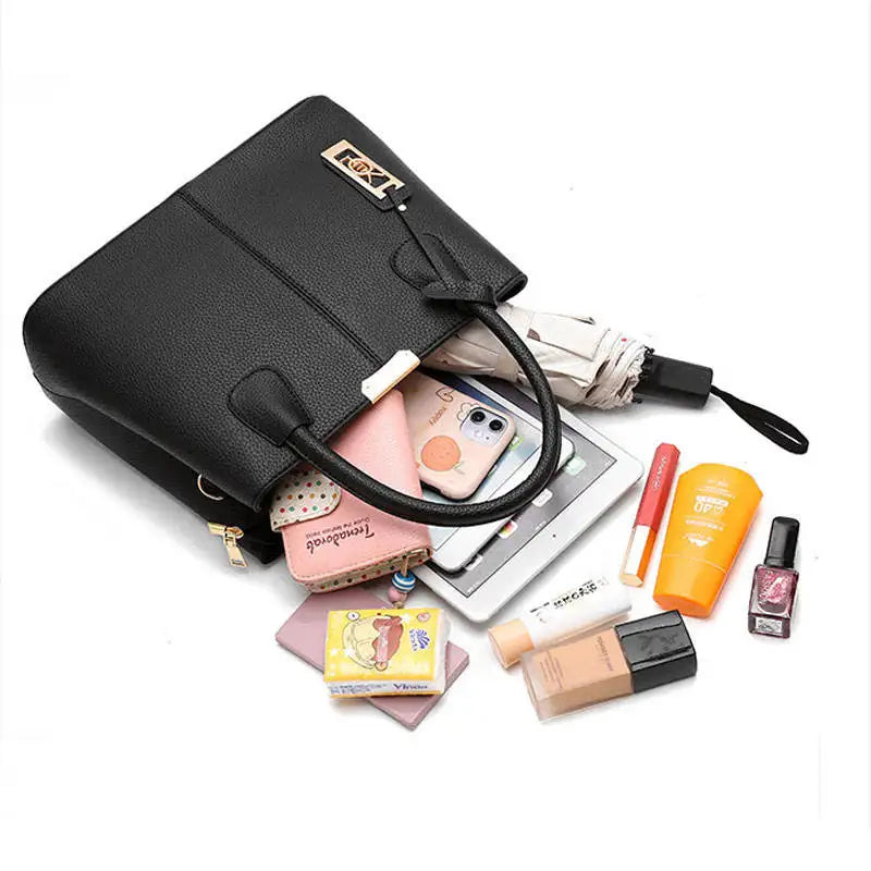 Amanda | Elegant Leather Handbag - TrendHavenCo
