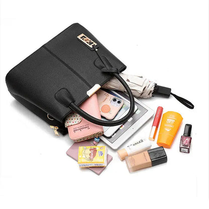 Amanda | Elegant Leather Handbag - TrendHavenCo
