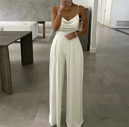 Della | Sleeveless Jump Suits Long Pants
