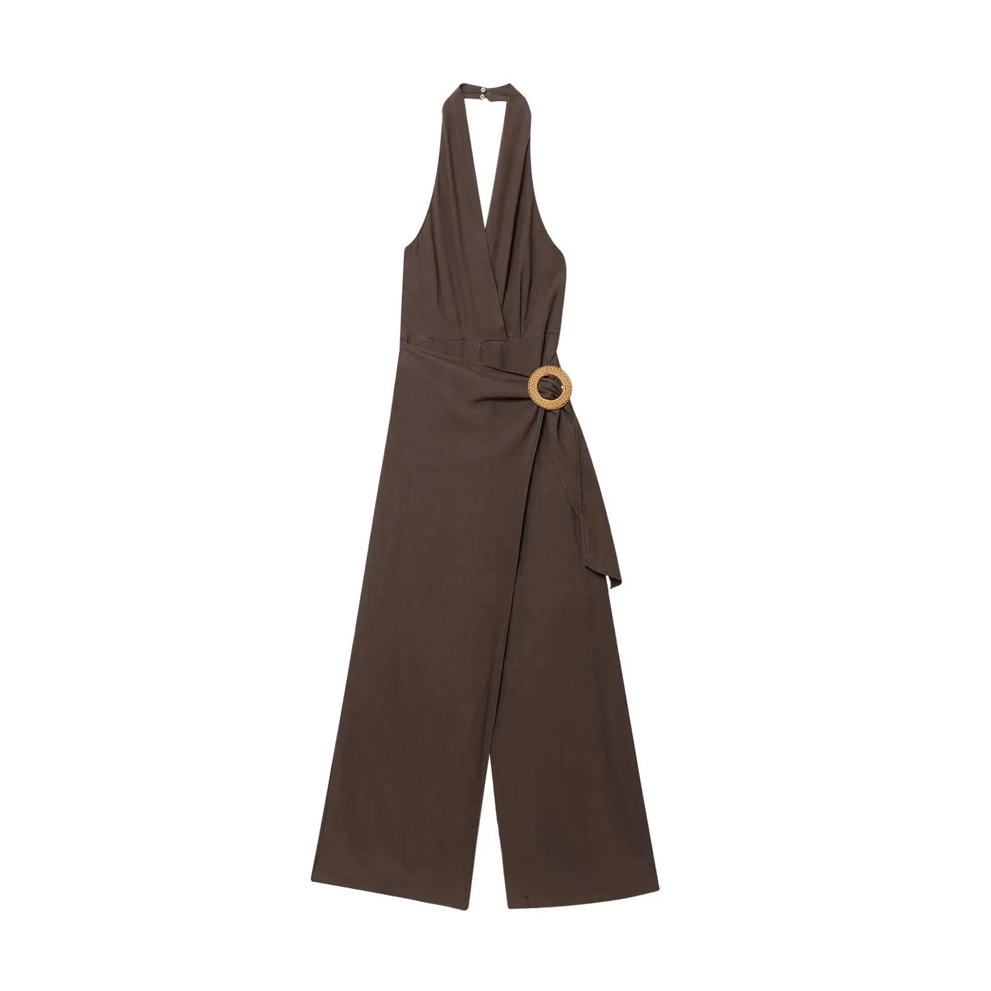 Emelia | halterneck long jumpsuit