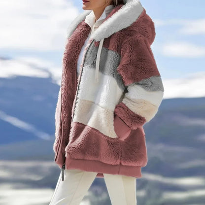 Adalynn | Women Hooded Zipper Jacket