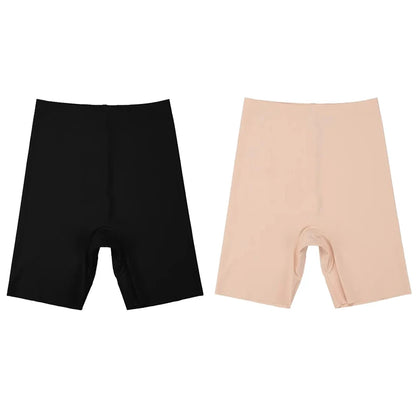 Flarixa Seamless High Waist Women Long Leg Girdle Panty Comfortable Seamless Long Panties Tummy Tight Seamless Shorts Panties - TrendHavenCo