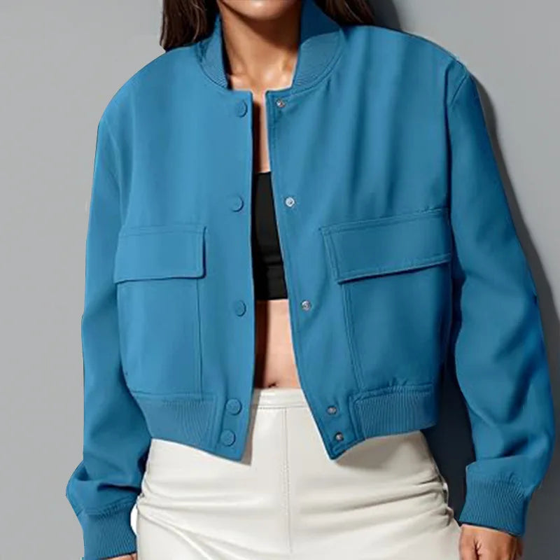 Adaline | Long Sleeve Bomber Jacket