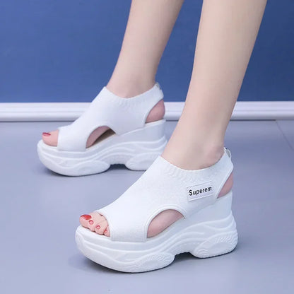 Daleyza | Knitting Mesh Breathable Wedge Platform