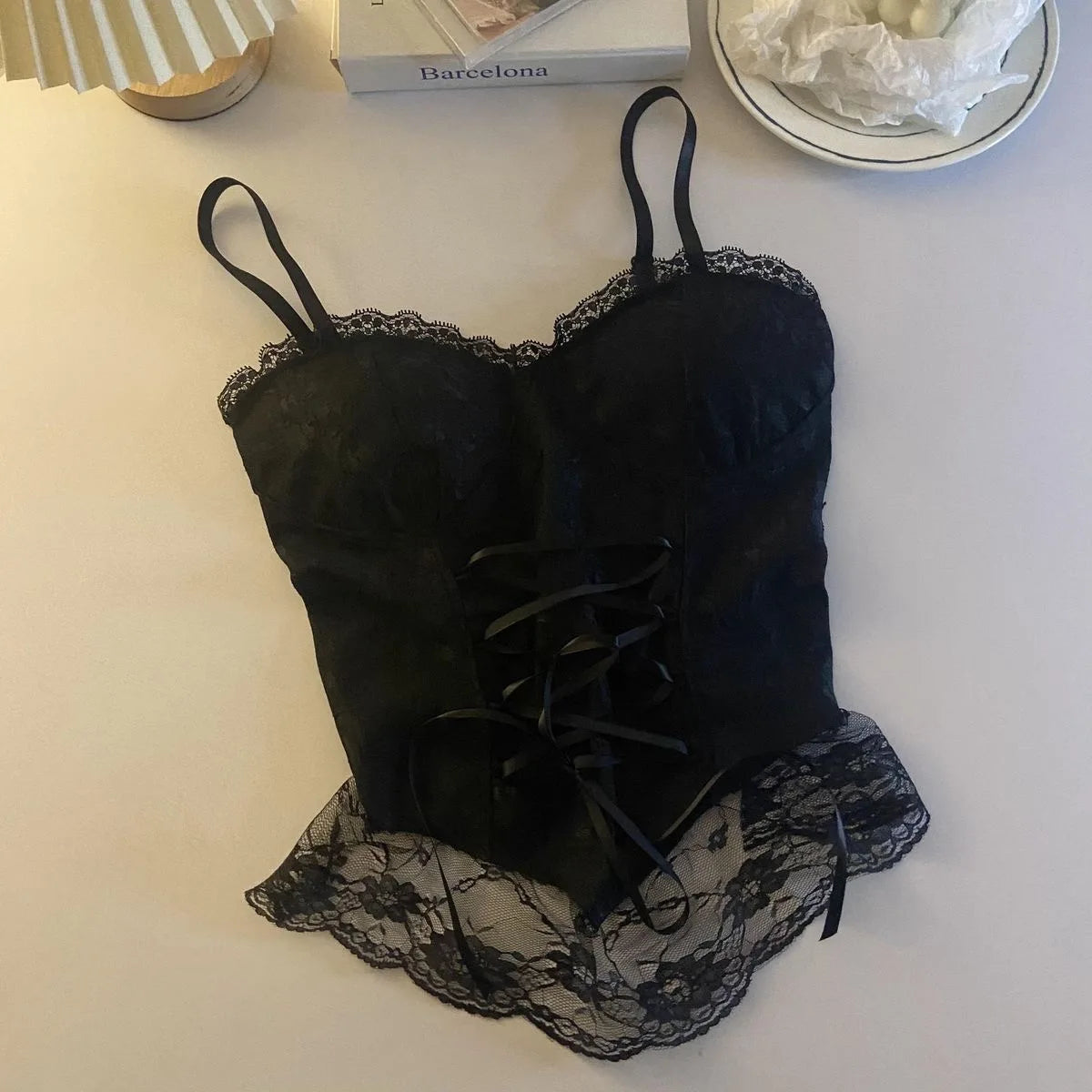 Cassandra | Sexy Crop Top Corset Lace Bandage T-shirt