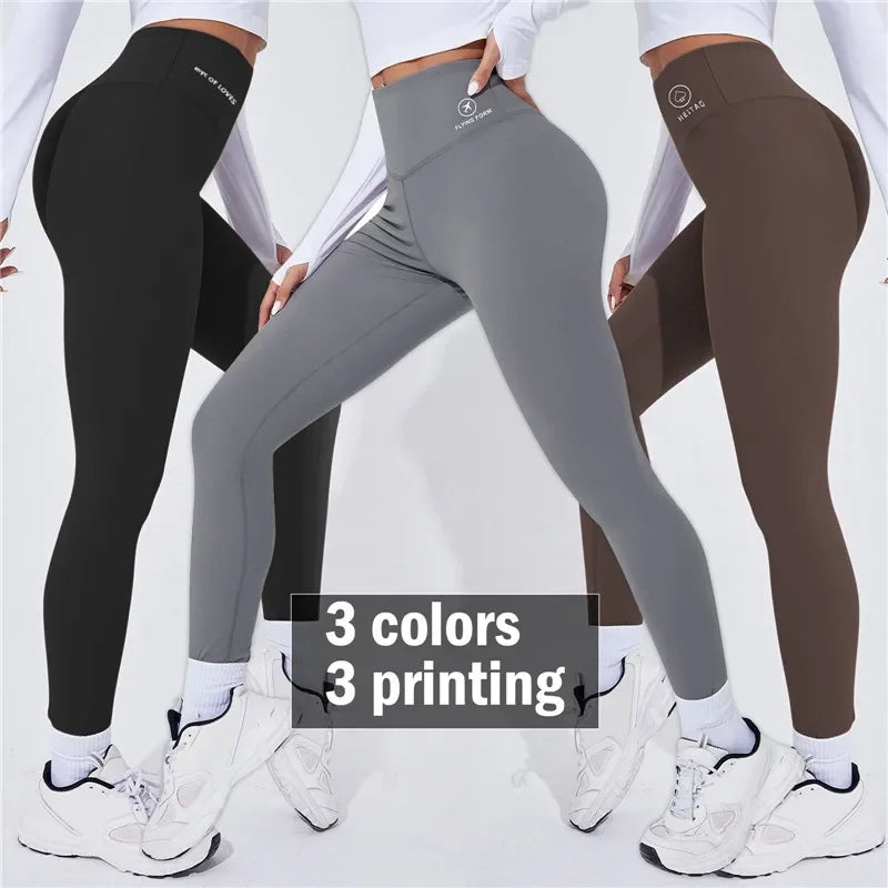 High Waist Yoga Warm Leggins Sports Tights Thermal Woman Running Pants Sexy Butt Lifting Leggings Push Up Panties Gym Fitness - TrendHavenCo