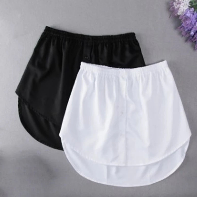 Angelie | Shirt Blouse Extender Lower Sweep Mini Skirt