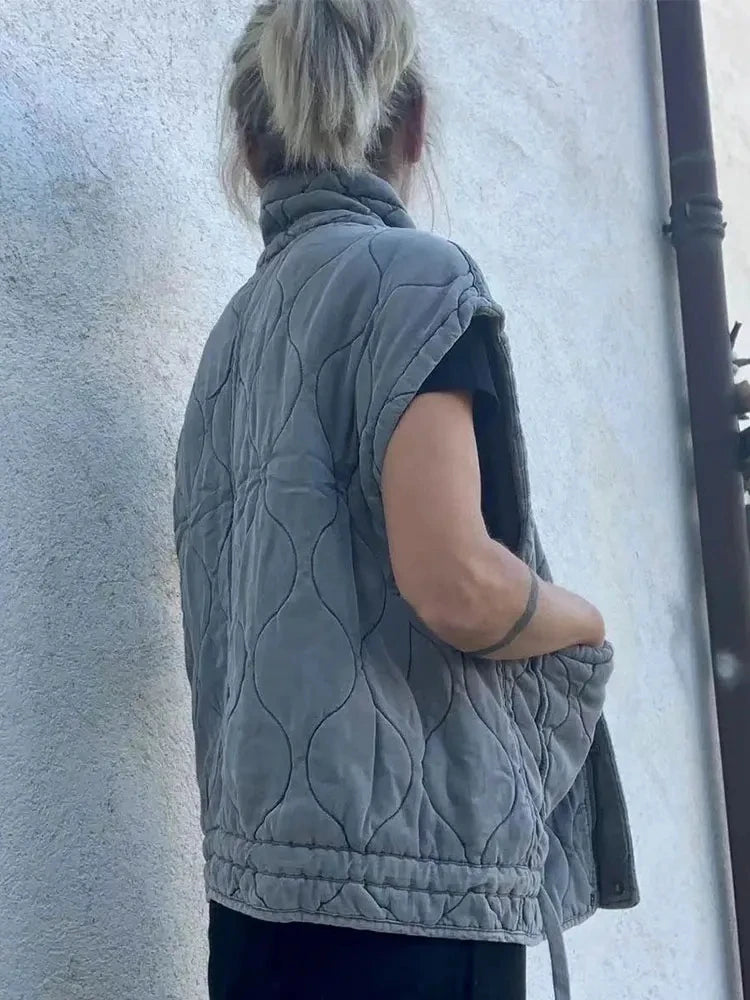 Sloane | Cotton Jacket Vest Sleeveless Waistcoat