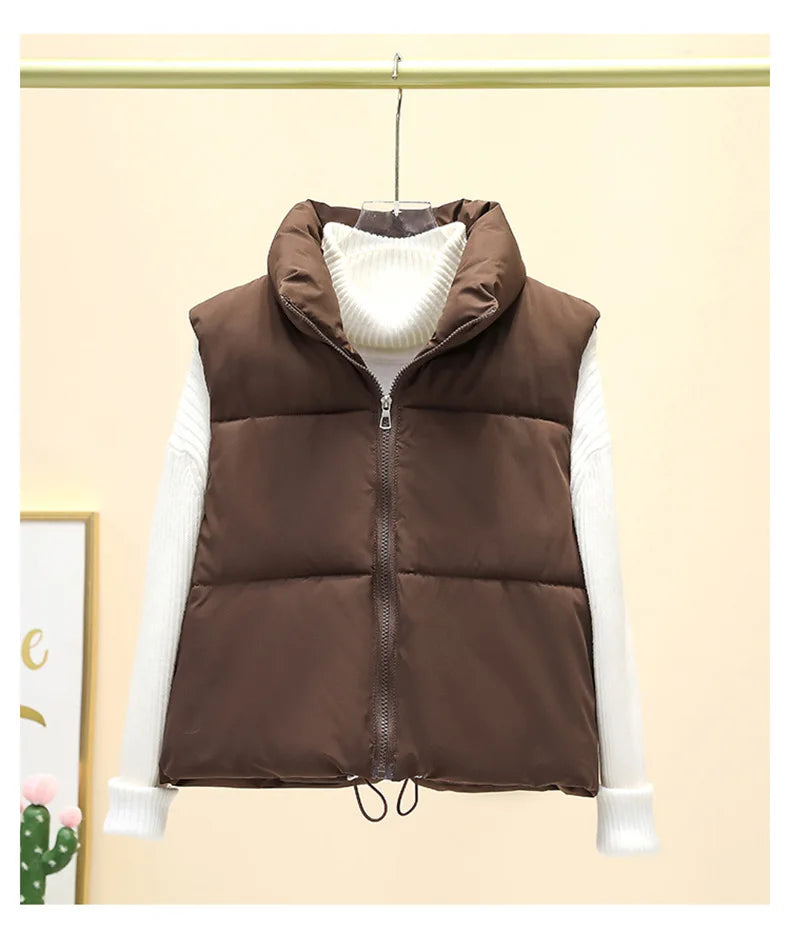 Bailey | Winter Short Down Sleeveless Vest
