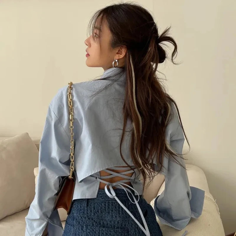 Paige | Backless Sexy Blouse