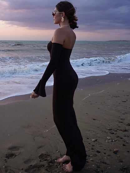Adriana | Elegant Evening Off Shoulder Dress