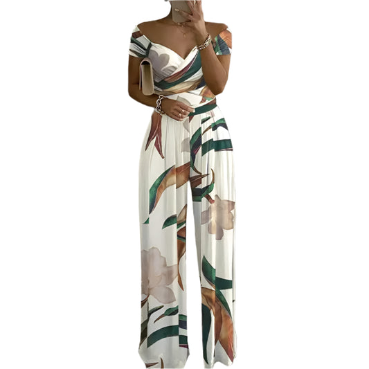 Yara | Printed Loose High Waist Jumpsuit